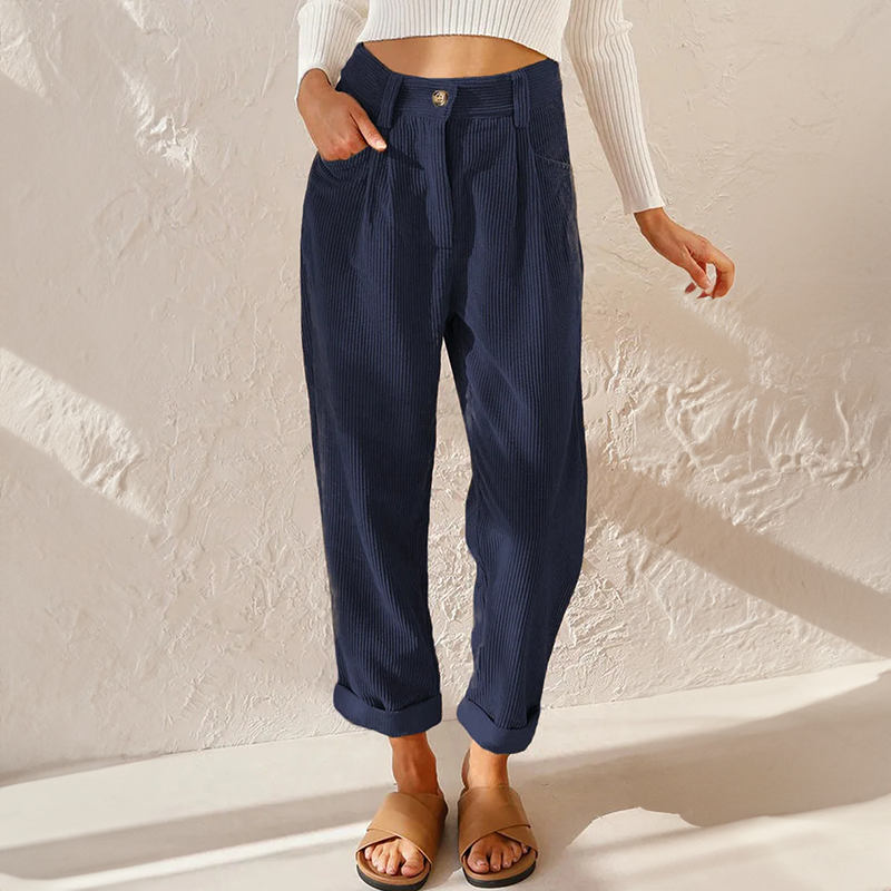 Lola | Pantalon Taille Haute Élégant