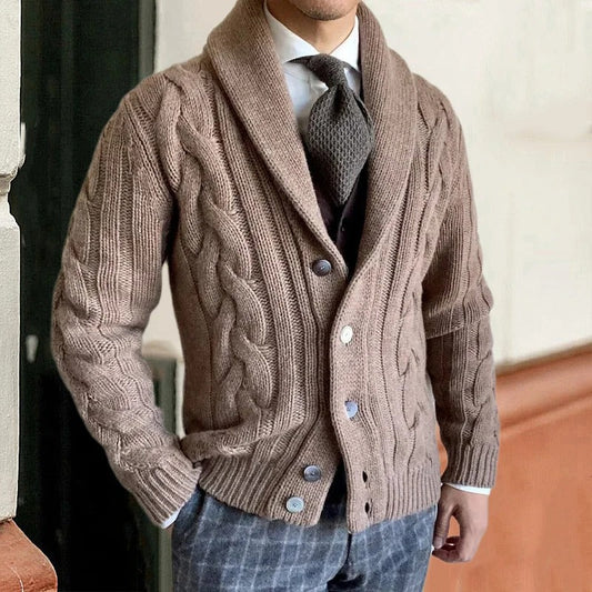 Étienne | Cardigan Élégant Chaud Tricot Homme