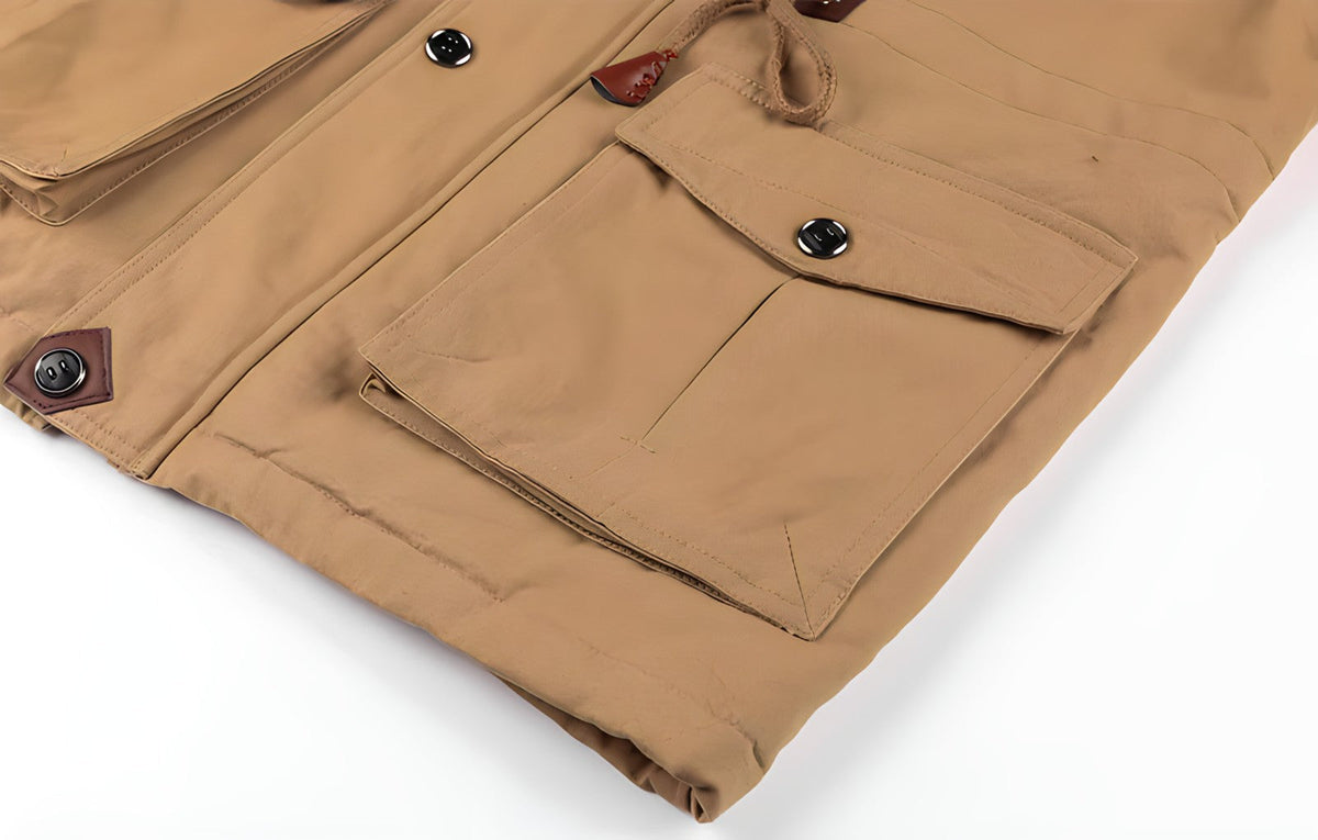 Léo | Manteau Imperméable Avec Doublure En Polaire Et Taille Ajustable
