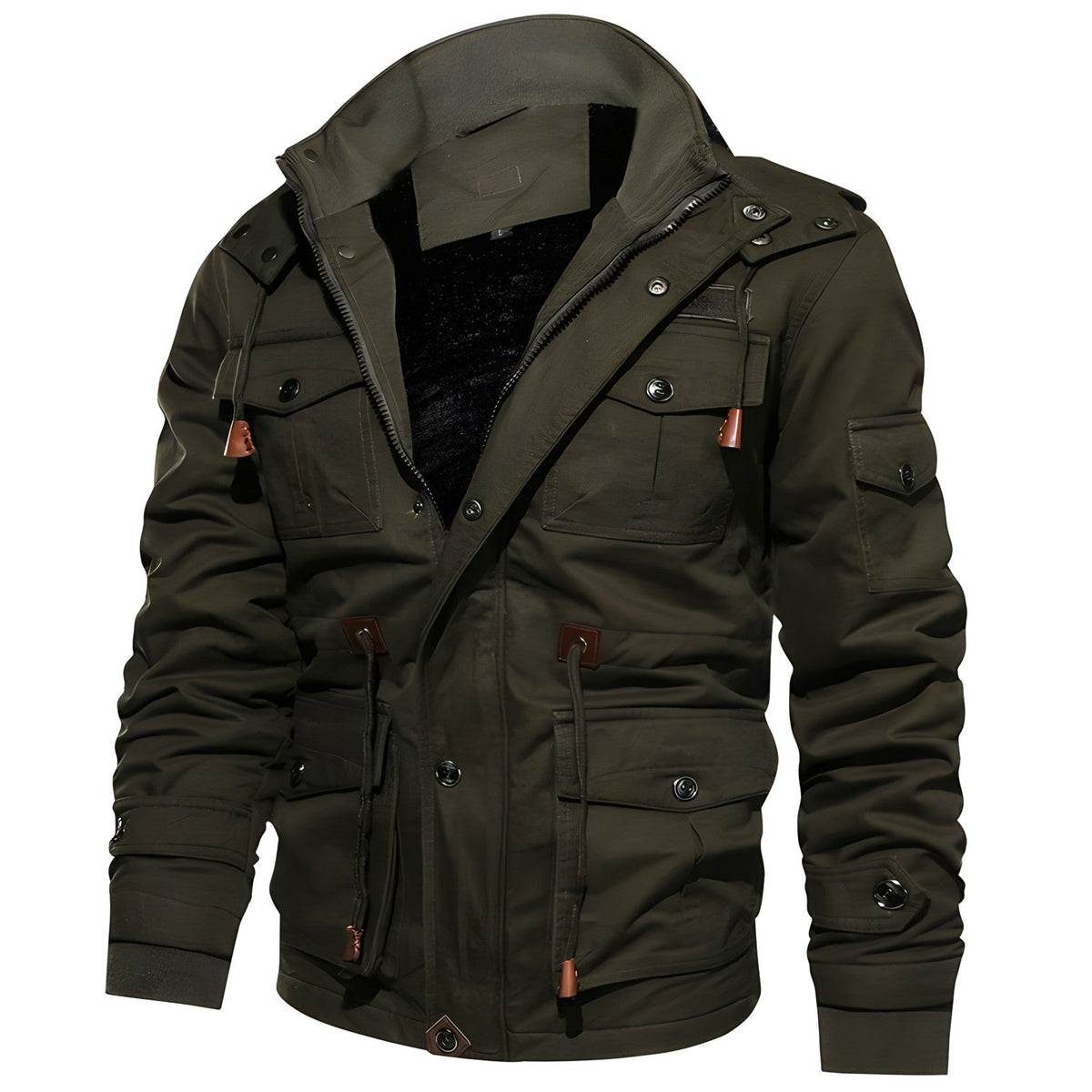 Léo | Manteau Imperméable Avec Doublure En Polaire Et Taille Ajustable