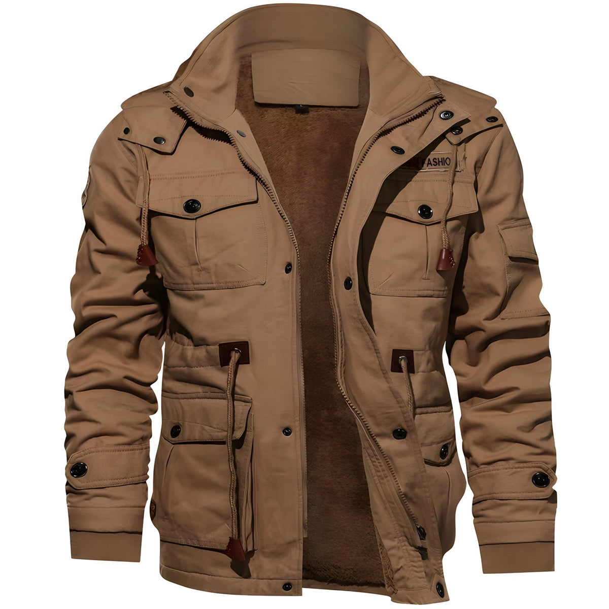 Léo | Manteau Imperméable Avec Doublure En Polaire Et Taille Ajustable