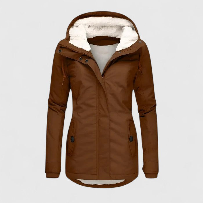 Seravia - Veste D'Hiver Imperméable Avec Capuche
