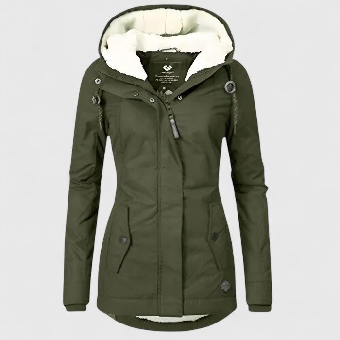 Seravia - Veste D'Hiver Imperméable Avec Capuche