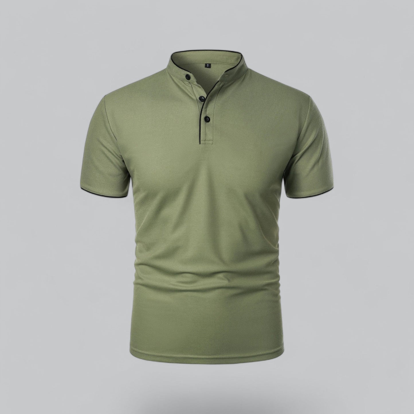 Cedric |  Polo Sans Col Pour Homme