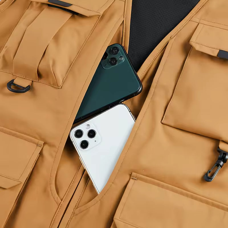Eloïs – Gilet cargo respirant multi-poches