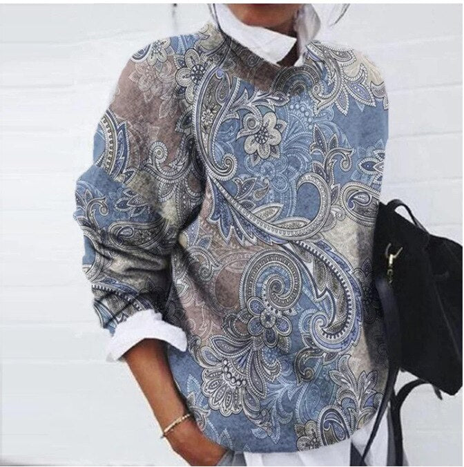 Odile | Pull Femme À Motifs Floraux