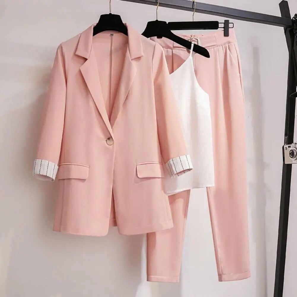Chavi | Ensemble Blazer Trois Pièces Élégant