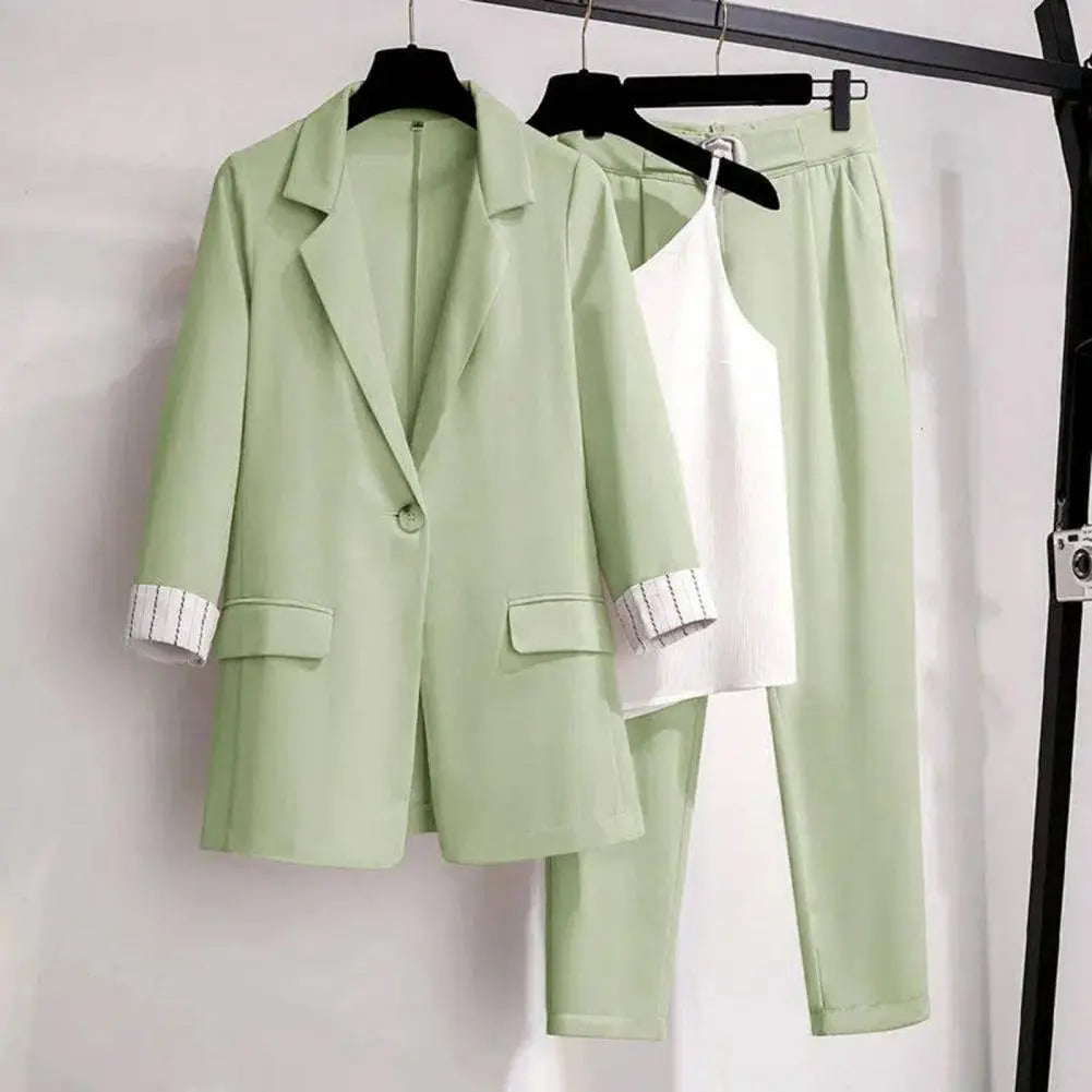 Chavi | Ensemble Blazer Trois Pièces Élégant