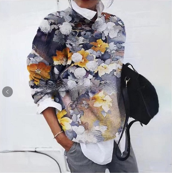 Odile | Pull Femme À Motifs Floraux
