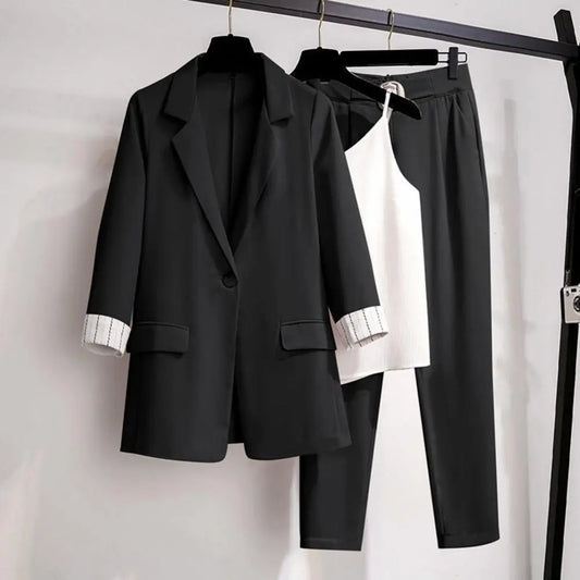 Chavi | Ensemble Blazer Trois Pièces Élégant