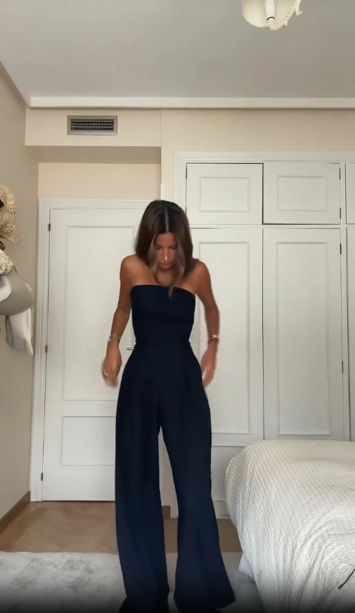 Raquel |Combinaison Bustier Fluide Femme