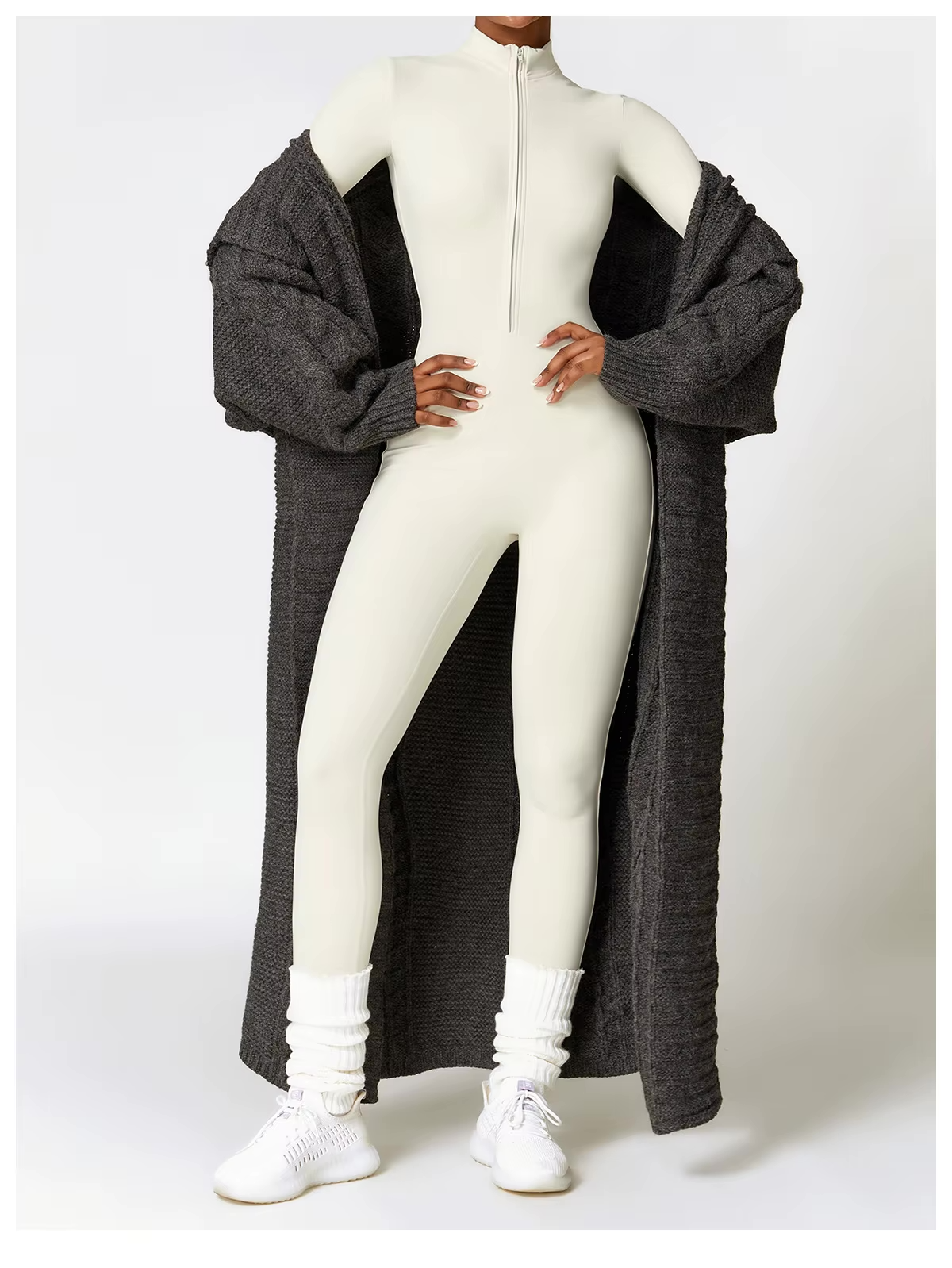 Eya | Combinaison Hiver Femme – Modèle Doublé Et Extensible, Avec Col Réglable
