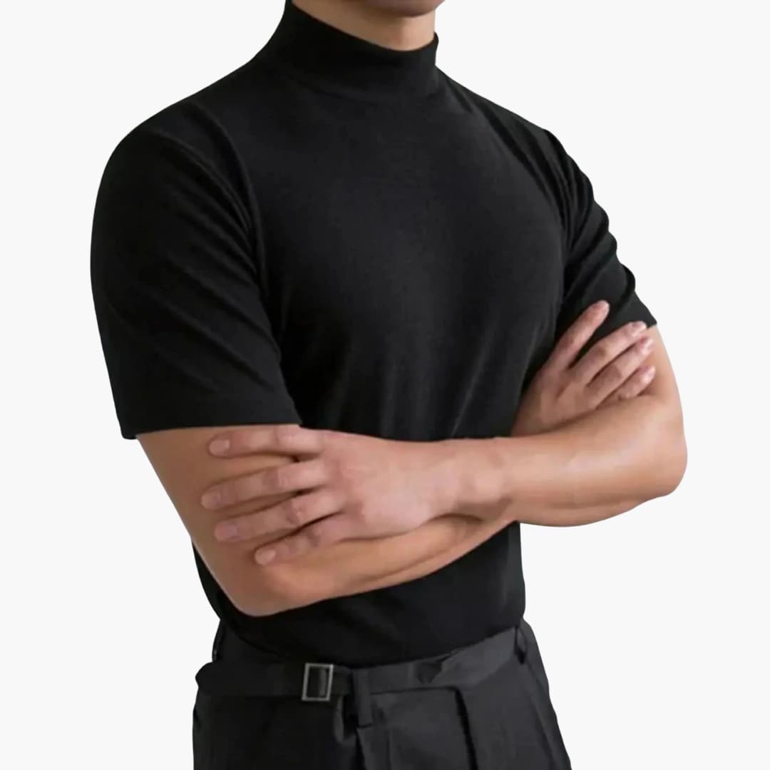 Élias | Tshirt Homme Col Montant