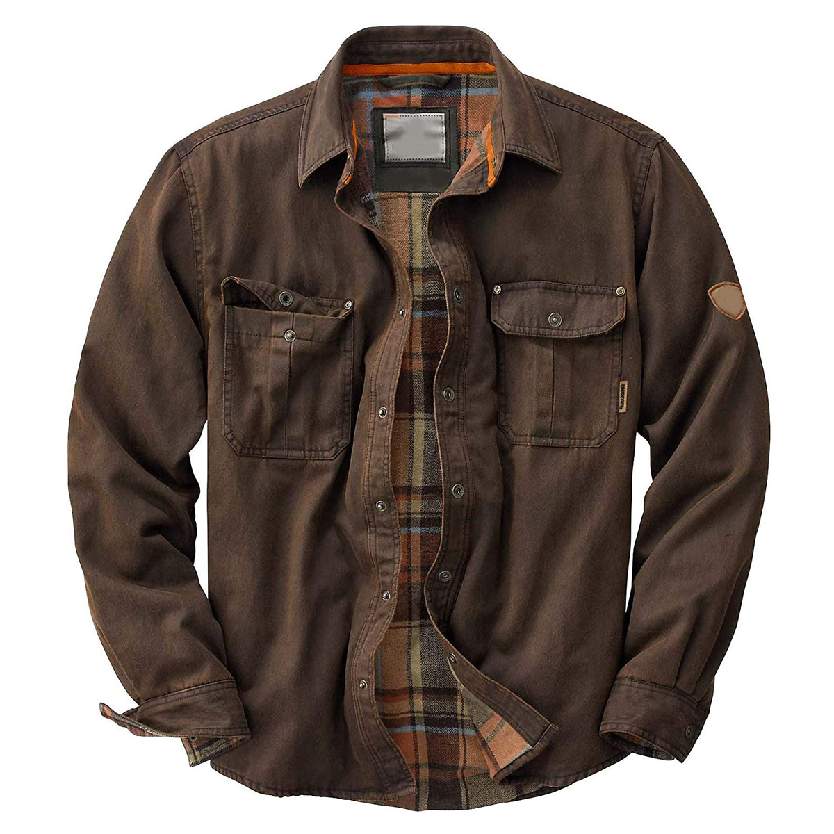 Bastien | Veste Trucker Homme En Tissu Ciré – Résistante À L’Eau Et Au Vent