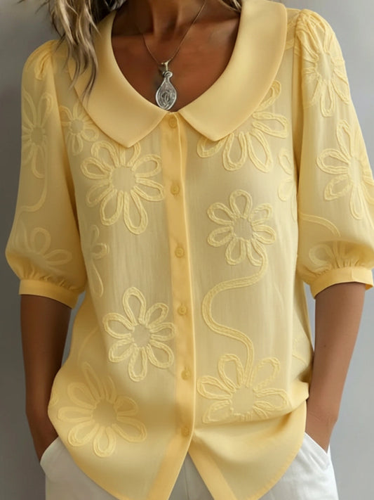 Aurélie | Blouse Élégante Fleurie
