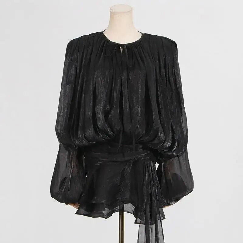 Fayette | Mini-robe Femme Coupe Décontractée Avec Manches Fluides