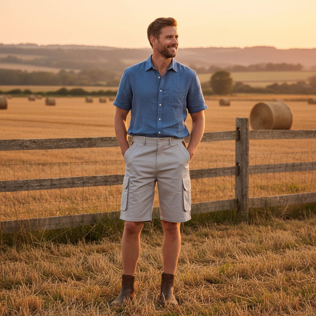 Abramo | Short Cargo Confortable Pour Homme Avec De Nombreuses Poches