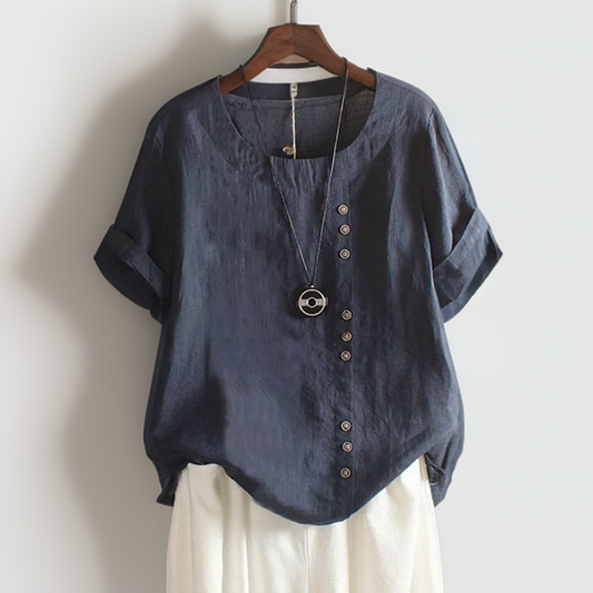 Isla | T Shirt Élégant À Boutons