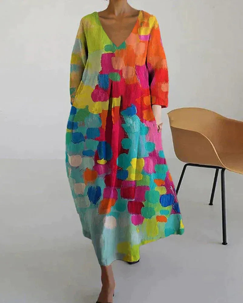 Margot  | Robe D’Été à Imprimé Coloré Pour Femme