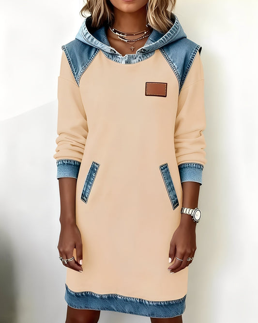 Catherine | Robe À Capuche Élégante Avec Poches