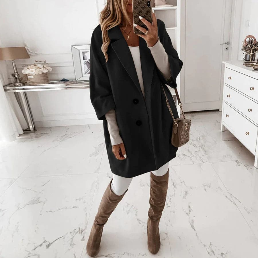 Delphine - Manteau D'hiver Moderne Et Chaud