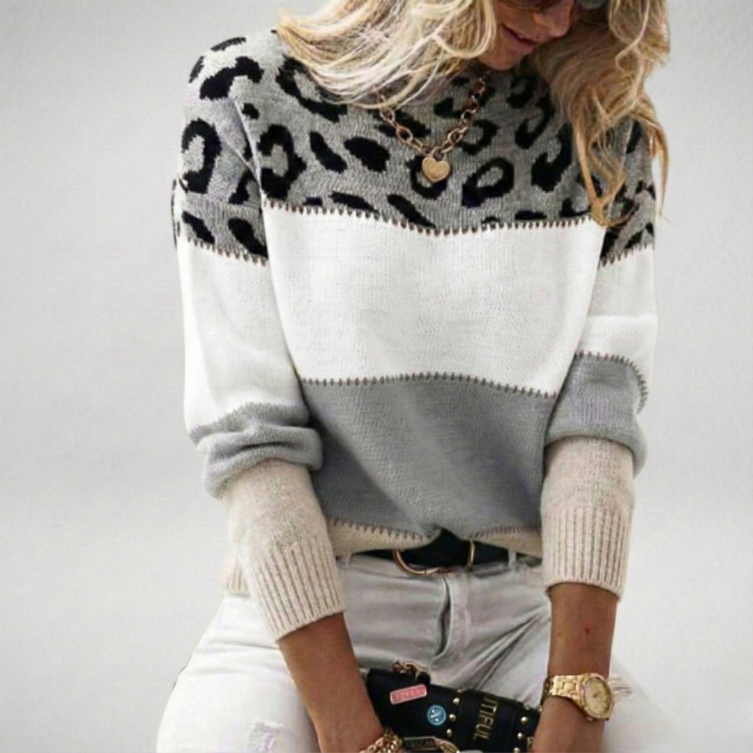 Vera | Pull Léopard Élégance