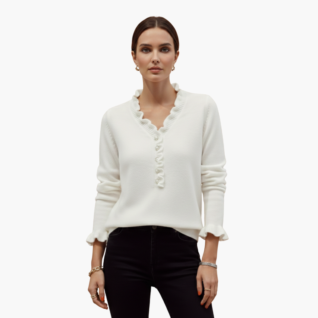 Lysandra | Pullover À Volants Femme