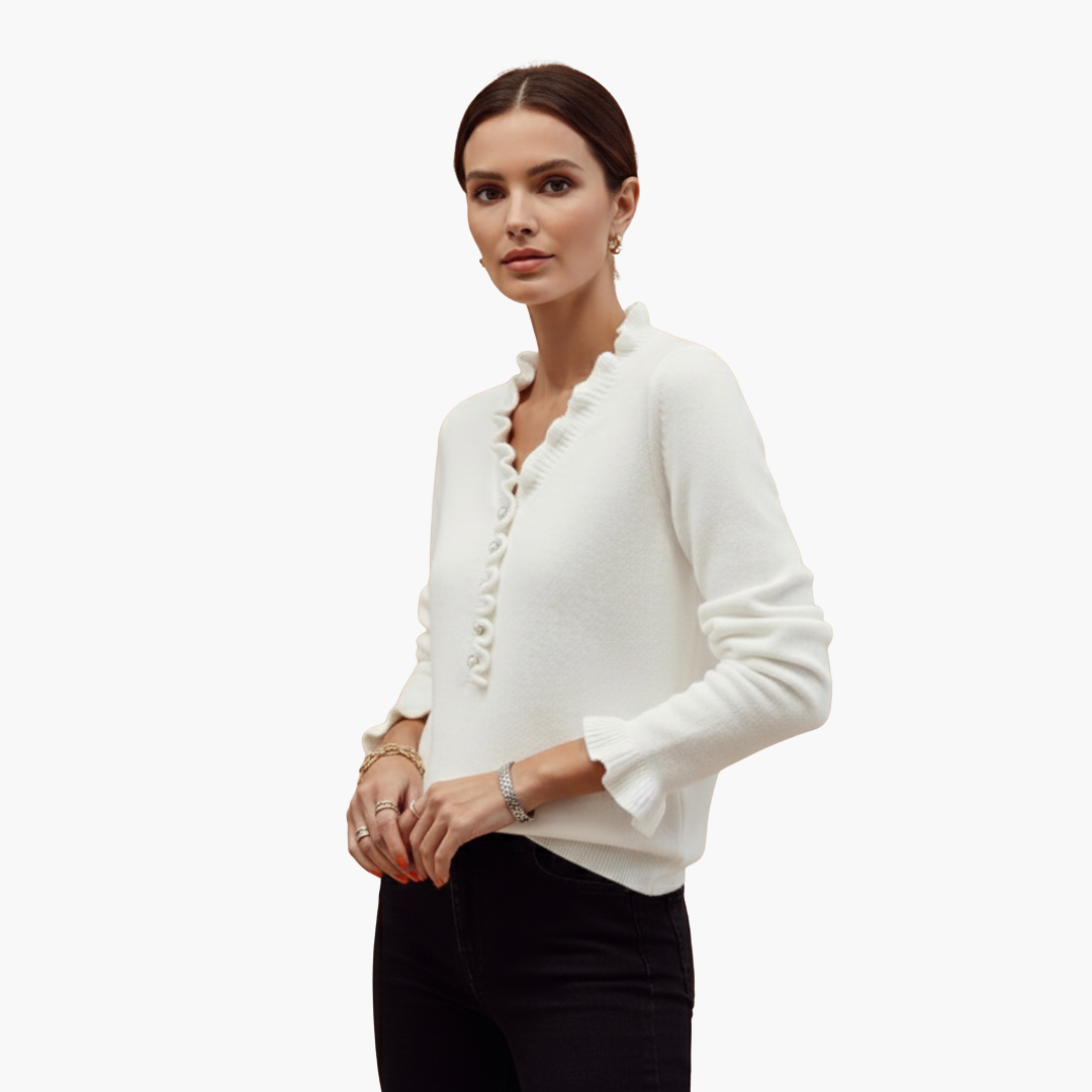 Lysandra | Pullover À Volants Femme
