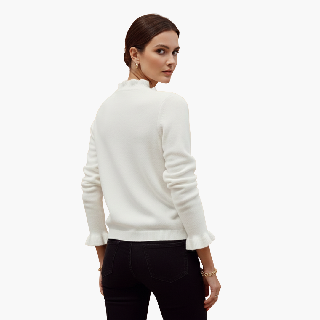Lysandra | Pullover À Volants Femme