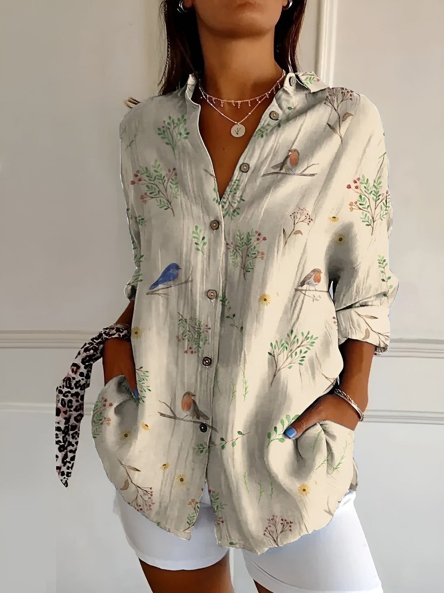 Valentine | Chemise Boutonnée Élégante À Manches Longues Femme