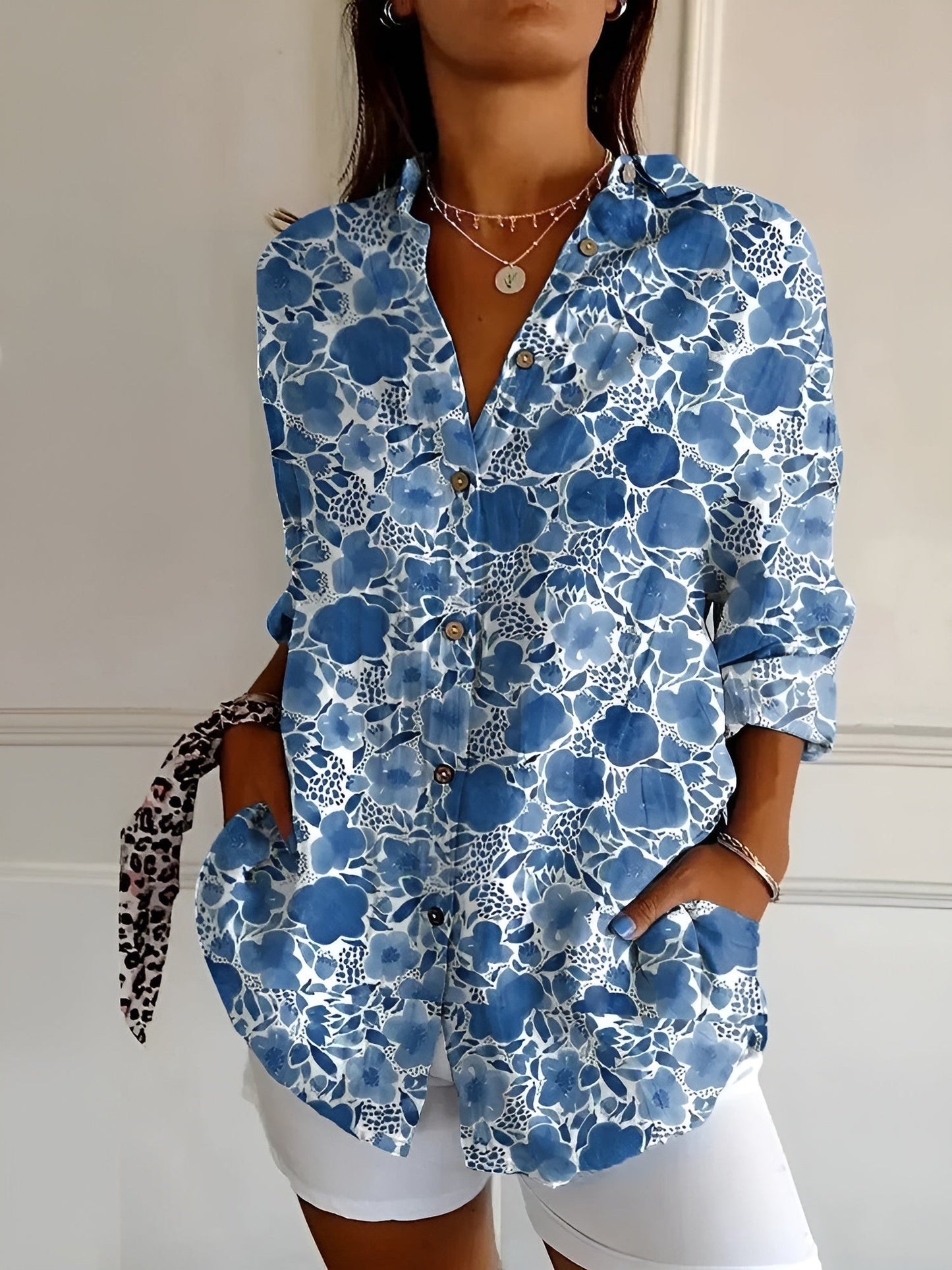 Valentine | Chemise Boutonnée Élégante À Manches Longues Femme
