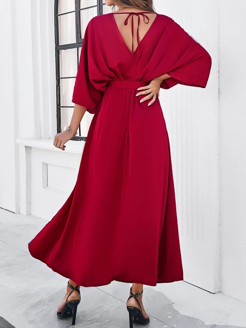 Vera | Robe Printanière à Col En V