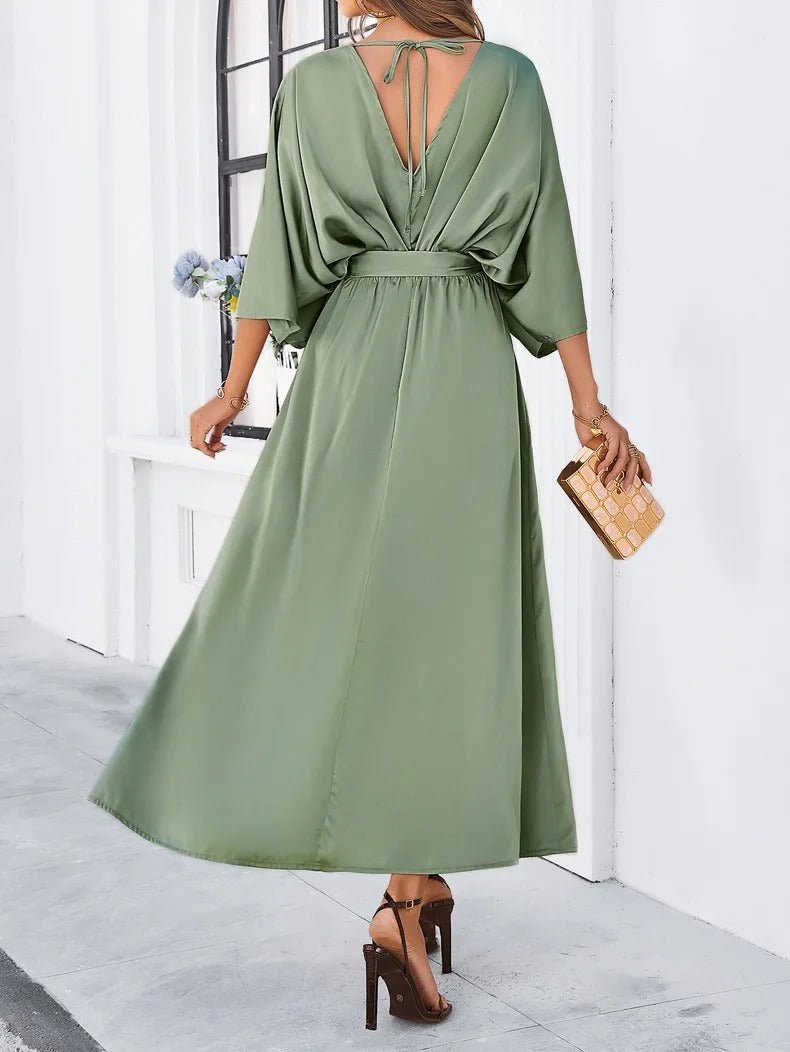 Vera | Robe Printanière à Col En V