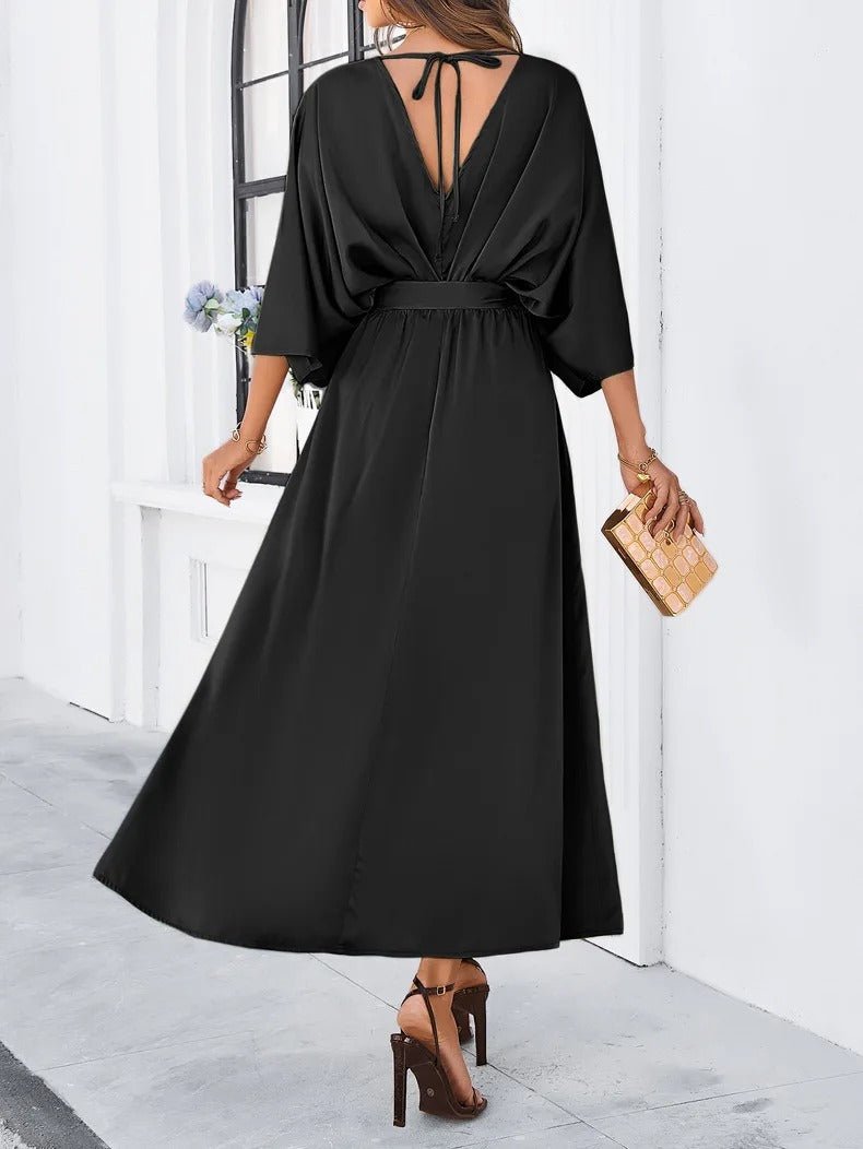 Vera | Robe Printanière à Col En V
