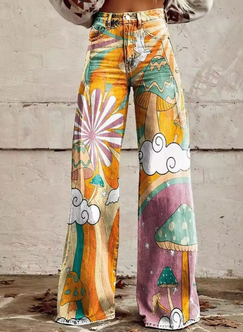 Clémence | Pantalon Boho Vintage