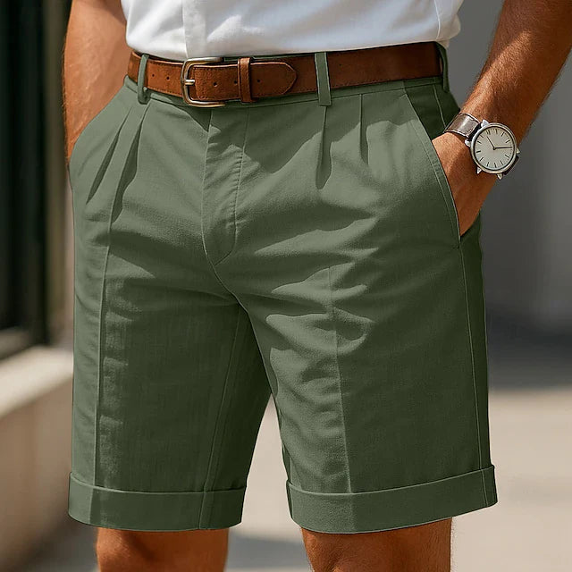 Charles | Short Chino Plissé D'été